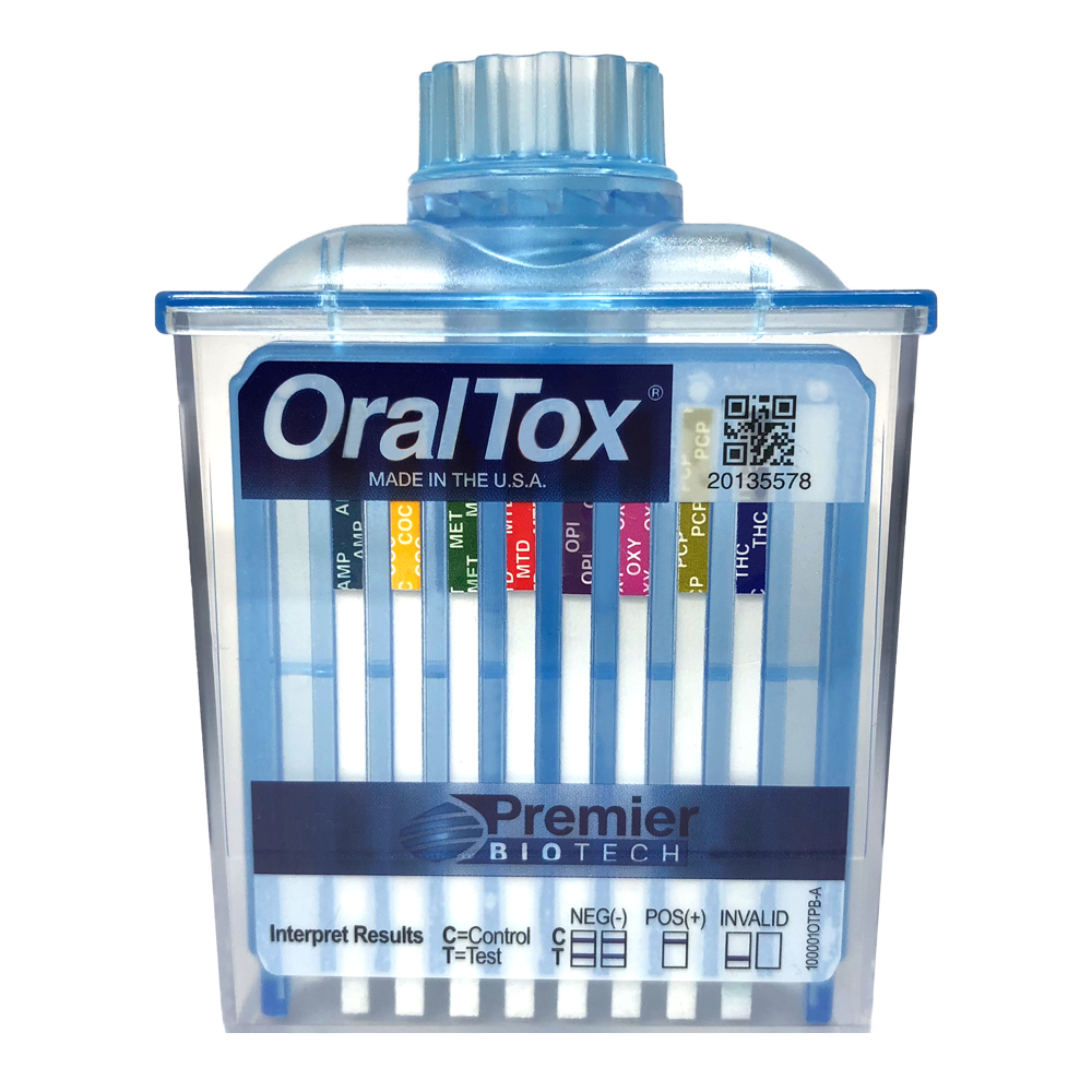 OralTox - Rapid oral fluid product device.